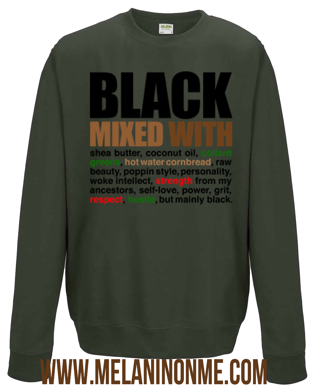 Black Mixed With Sweatshirt