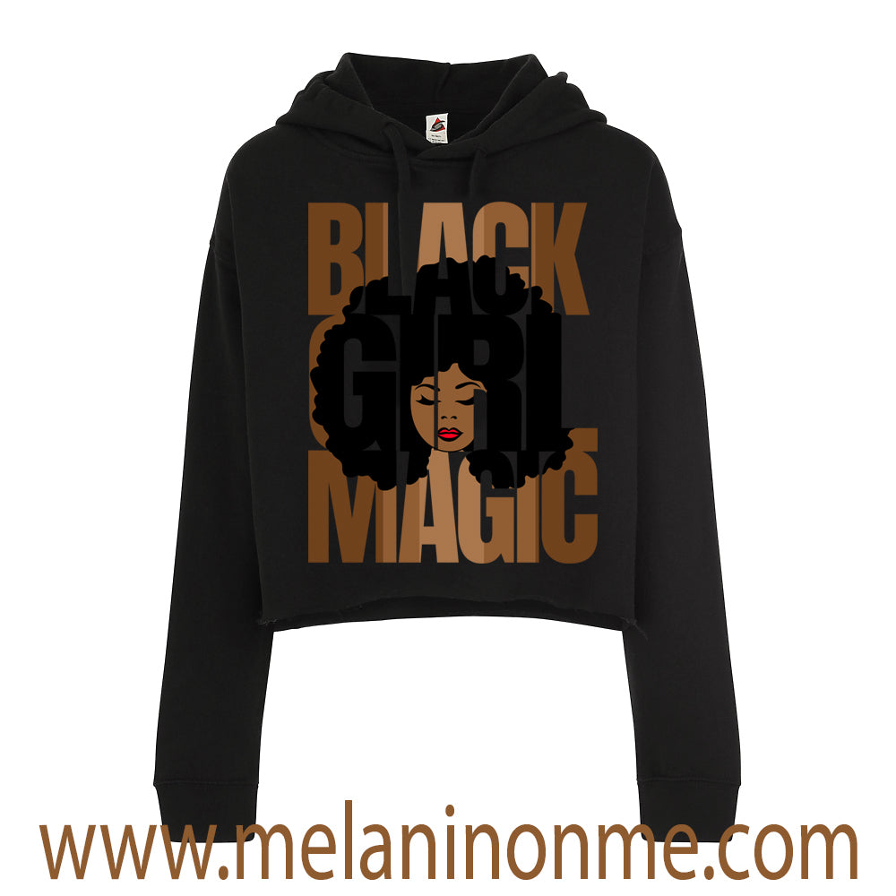 Black Girl Magic Crop Hoodie