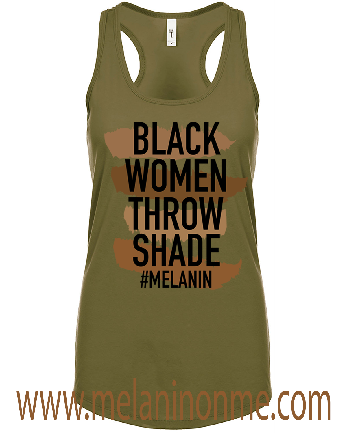 Black Women Throw Shade Tank Top