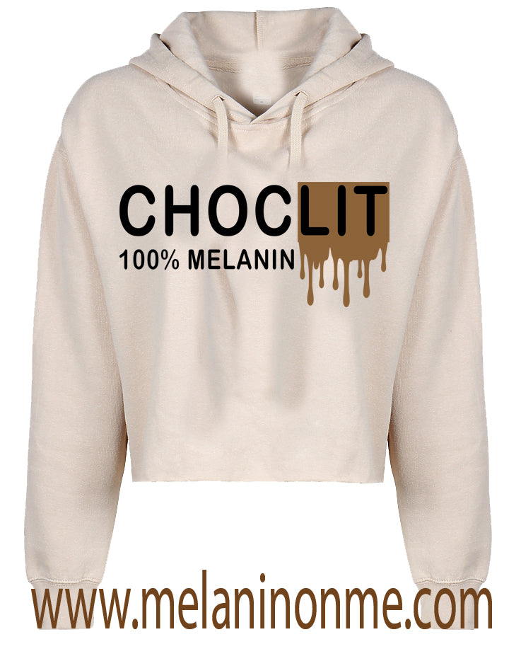 Choclit Crop Hoodie