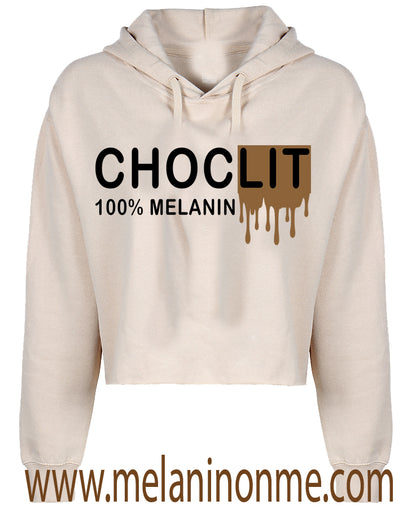 Choclit Crop Hoodie