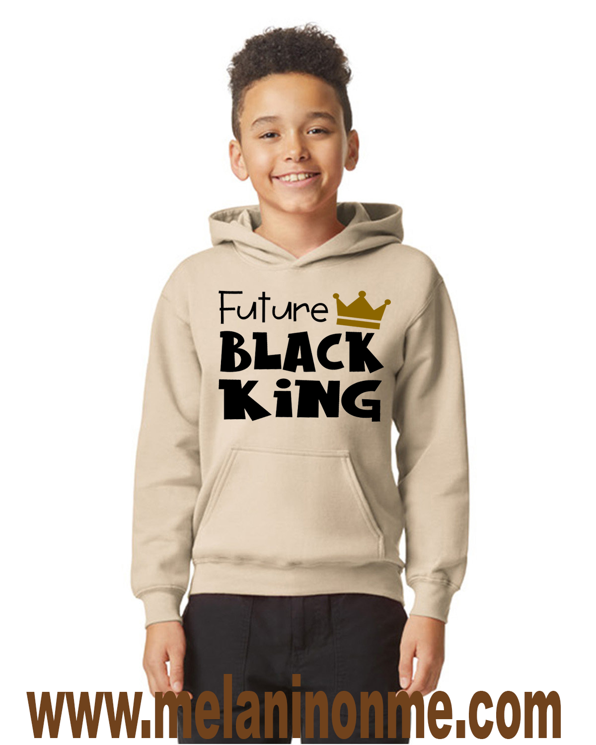 Future Black King Kids Hoodie