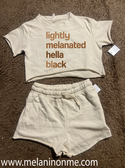 Lightly Melanated Crop Set