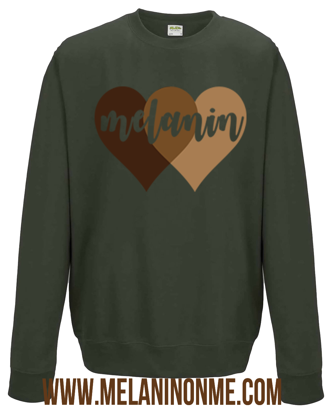 Melanin Heart Sweatshirt