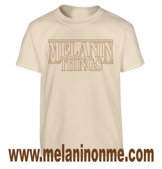 Melanin Stranger Things Kids Tshirt