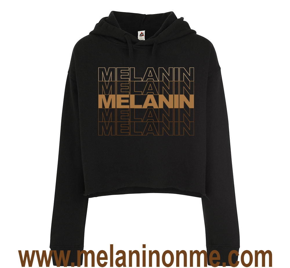 Melanin Grocery Bag Crop Hoodie