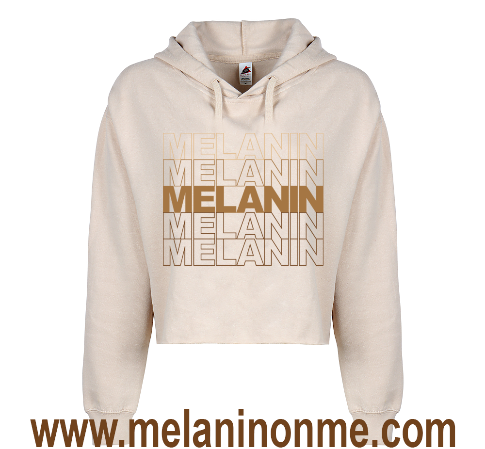 Melanin Grocery Bag Crop Hoodie