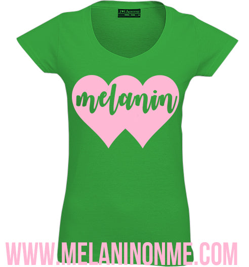 Melanin Heart (AKA Greek Edition) T-shirt