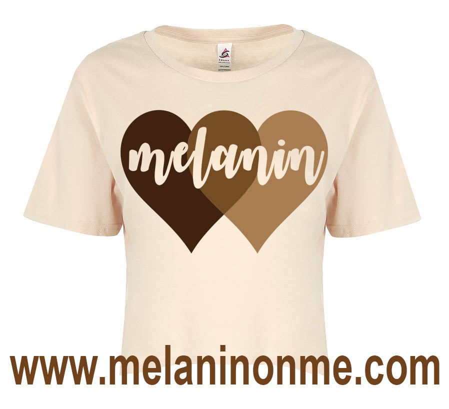 Melanin Heart Crop Top