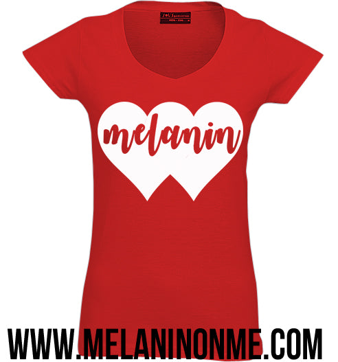 Melanin Heart (Delta Greek Edition) T-shirt