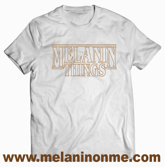 Melanin Stranger Things Tshirt - Unisex