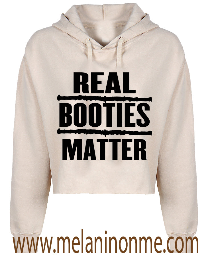 Real Booties Matter Crop Hoodie