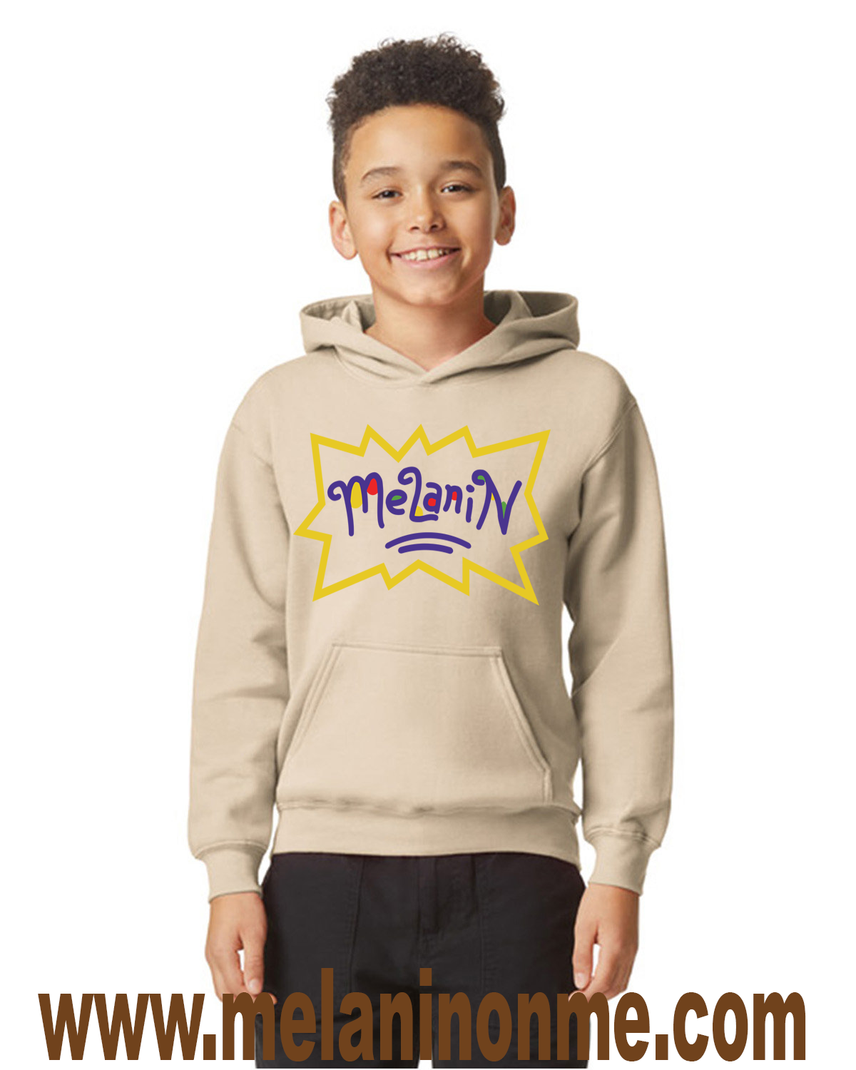 Melanin Rugrats Kids Hoodie